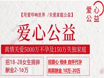 徐汇捐卵助孕生子 爱心志愿者招募